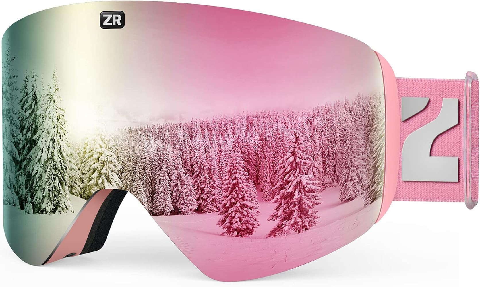 ZIONOR X11 Ski Goggles Magnetic Cylindrical Snowboard Snow Goggles for Men Women | Amazon (US)