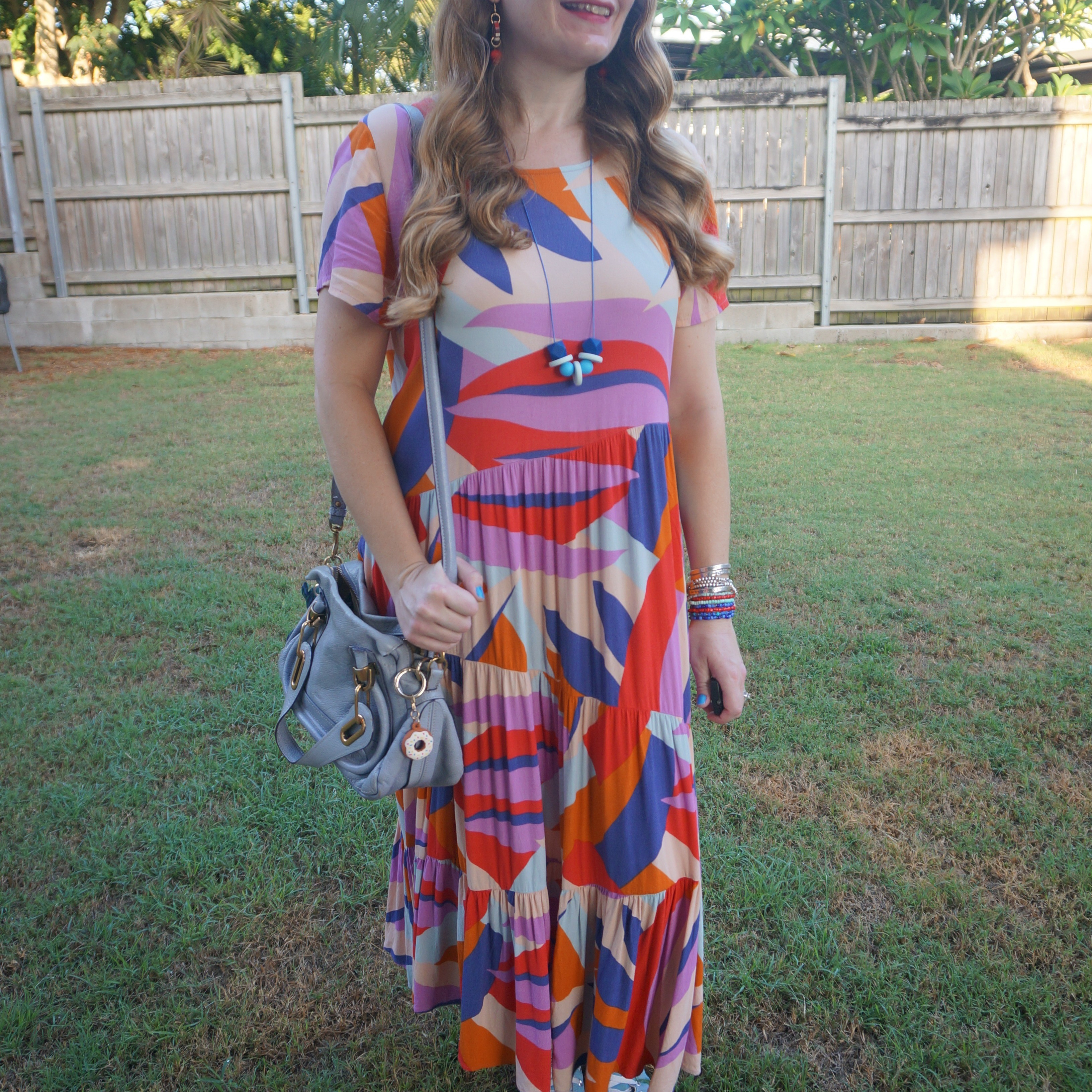 Newly thrifted Mister Zimi maxi dress with periwinkle blue small Chloe Paraty bag 💙 

#LTKbag #LTKdresses #LTKaustralia