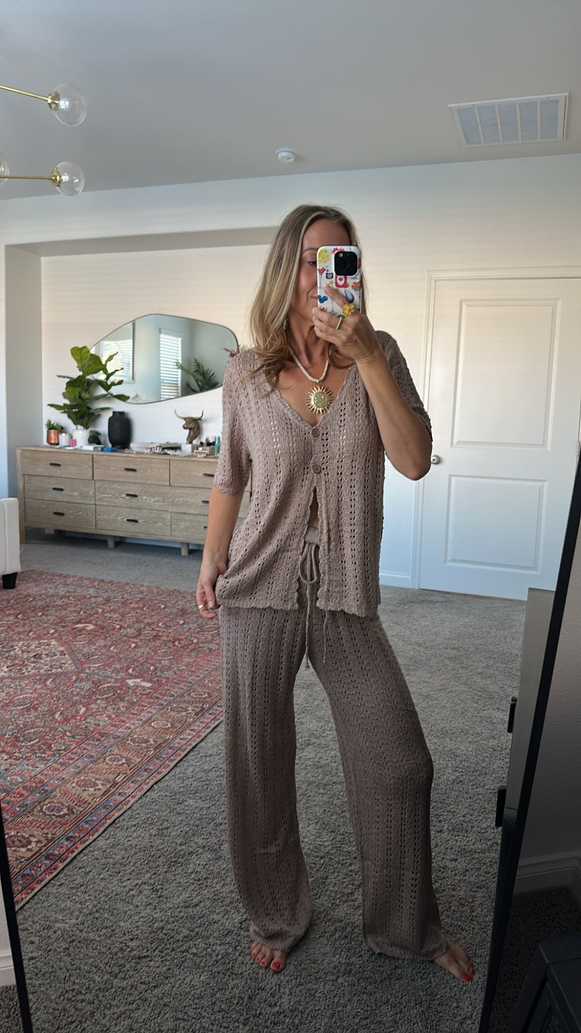 Amazon crochet matching set on deal
Wearing size small


#LTKSaleAlert #LTKFindsUnder50 #LTKSwim