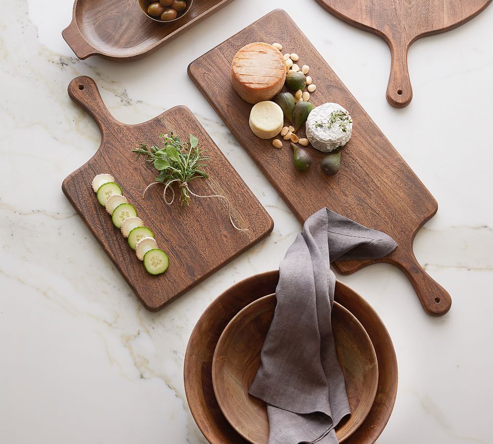 Chateau Handcrafted Acacia Wood Cheese & Charcuterie Boards | Pottery Barn (US)