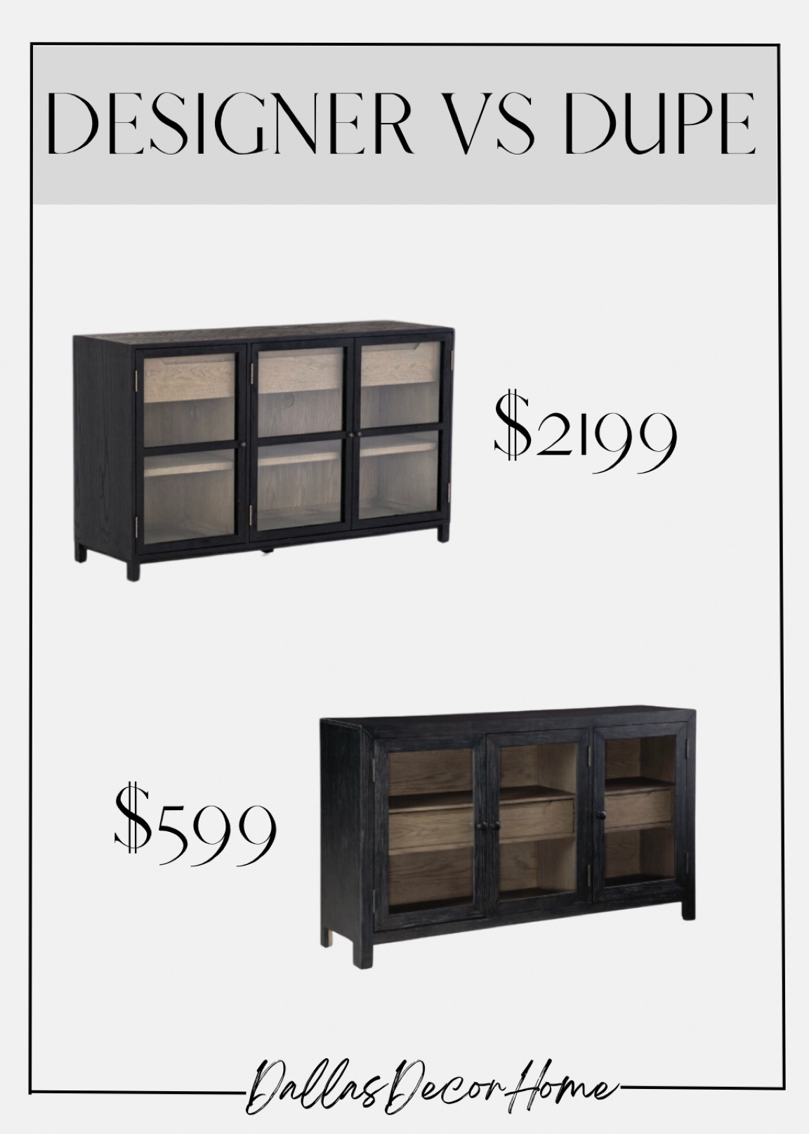 Dupe
Look for less
Cabinet
Sideboard 
Media cabinet
Buffet
Dining room
Living room
Home decor
Furniture

#LTKhome