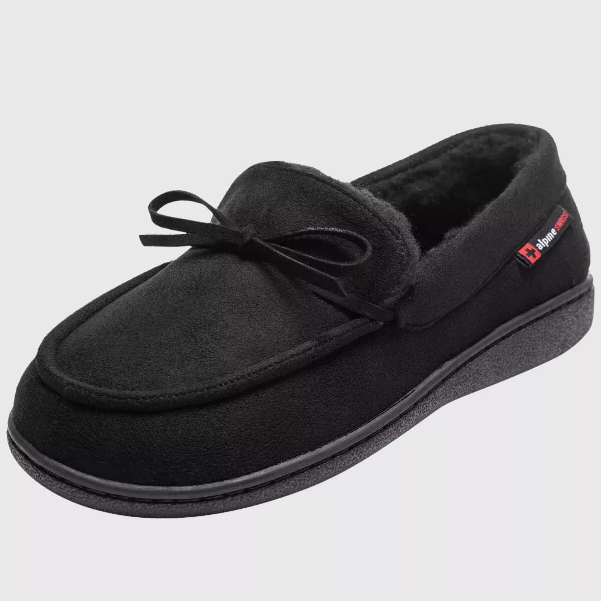 Alpine Swiss Vayla Womens Moccasin Slippers Warm Shearling Comfortable House Shoes | Target