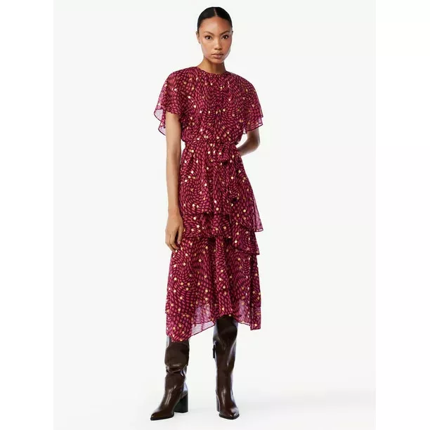 sir the label marceau midi dress