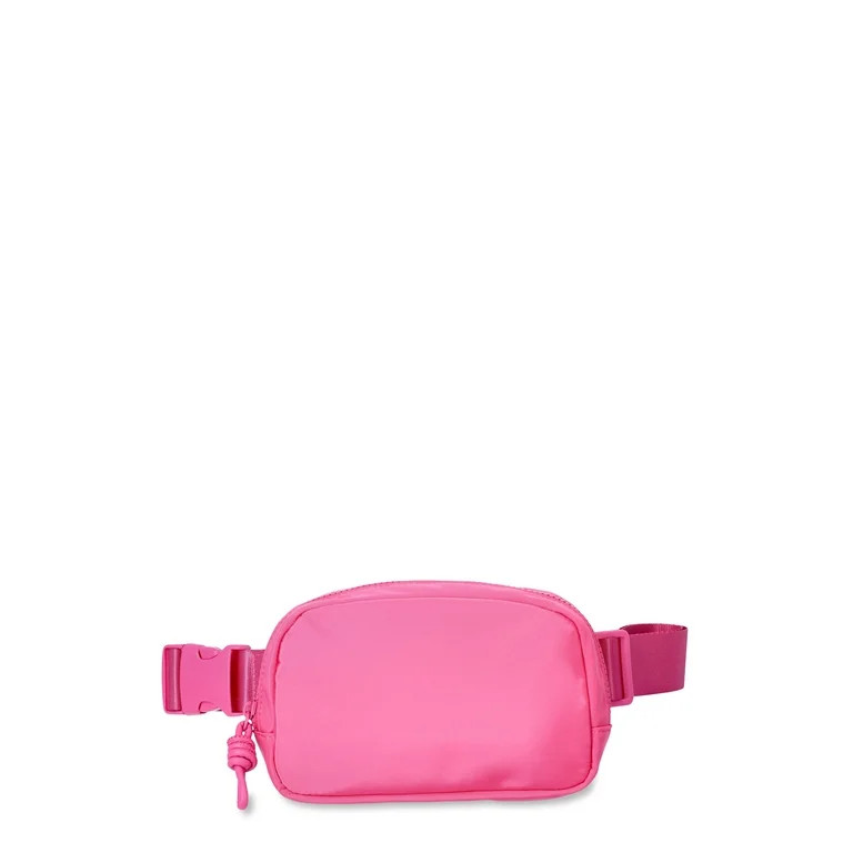 No Boundaries Women's Hands-Free Fanny Pack, Bright Flamingo | Walmart (US)