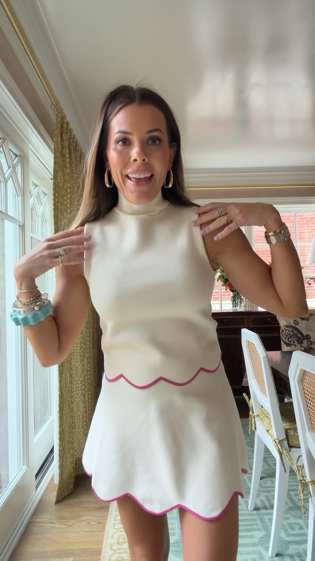 The cutest little sweater set— use code GLITTER20 for 20% off through 3/9! @Anthropologie #anthropartner 

#LTKSeasonal #LTKSpringSale