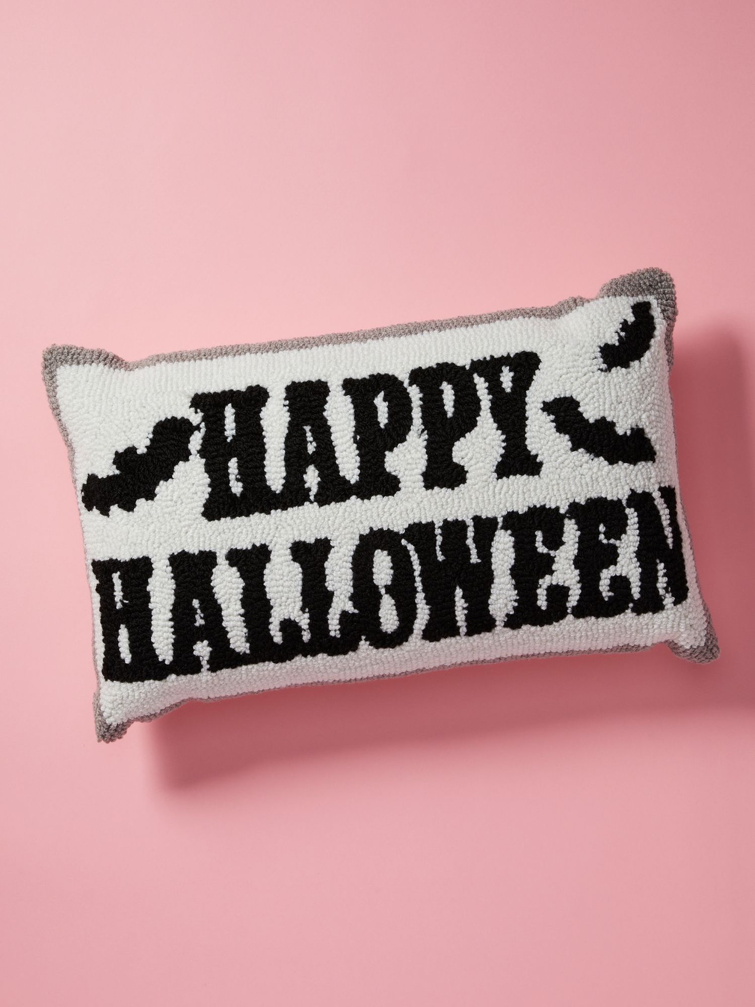 12x20 Happy Halloween Hooked Pillow | Halloween | HomeGoods | HomeGoods