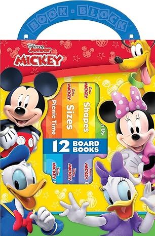 Disney Junior Mickey Mouse Clubhouse - My First Library Board Book Block 12-Book Set - PI Kids   ... | Amazon (US)