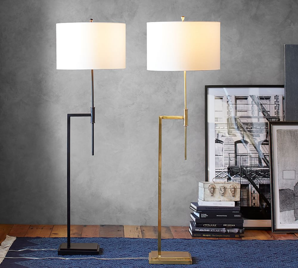 Atticus Metal Floor Lamp | Pottery Barn (US)