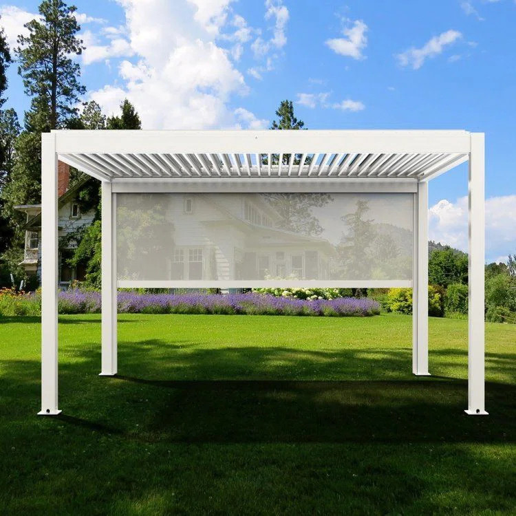 Motorized Wind/Sun Resistant Screen, 108" Width | Wayfair North America