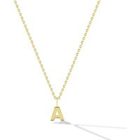 14K Gold Initial Necklace | Etsy (US)
