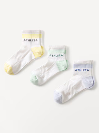 Athleta Girl Everyday Quarter Crew Sock | Athleta