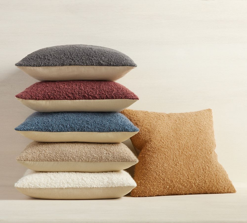 Boucle Throw Pillow | Pottery Barn (US)