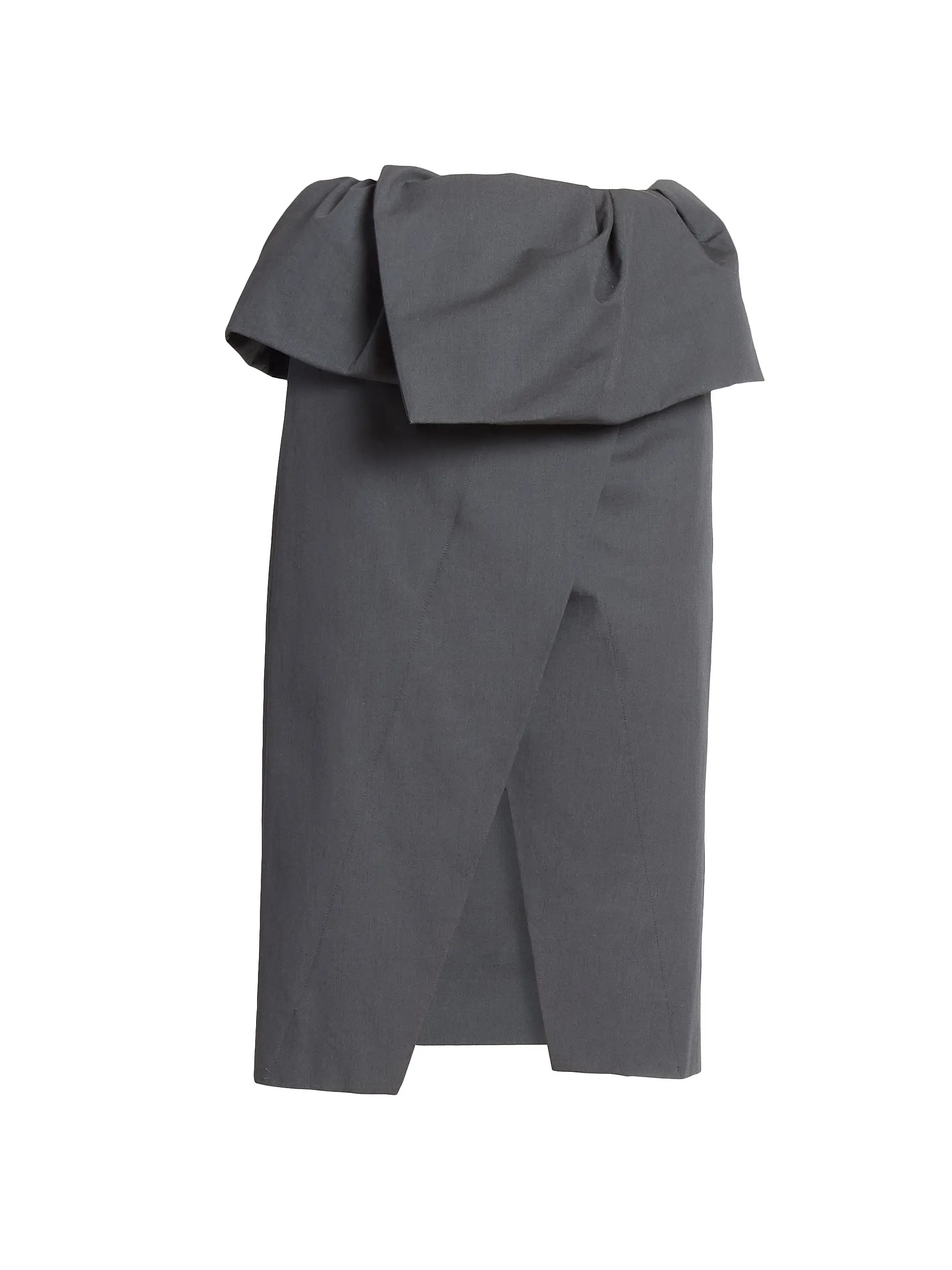 Santi Asymmetric Foldover Knee-Length Skirt | Saks Fifth Avenue