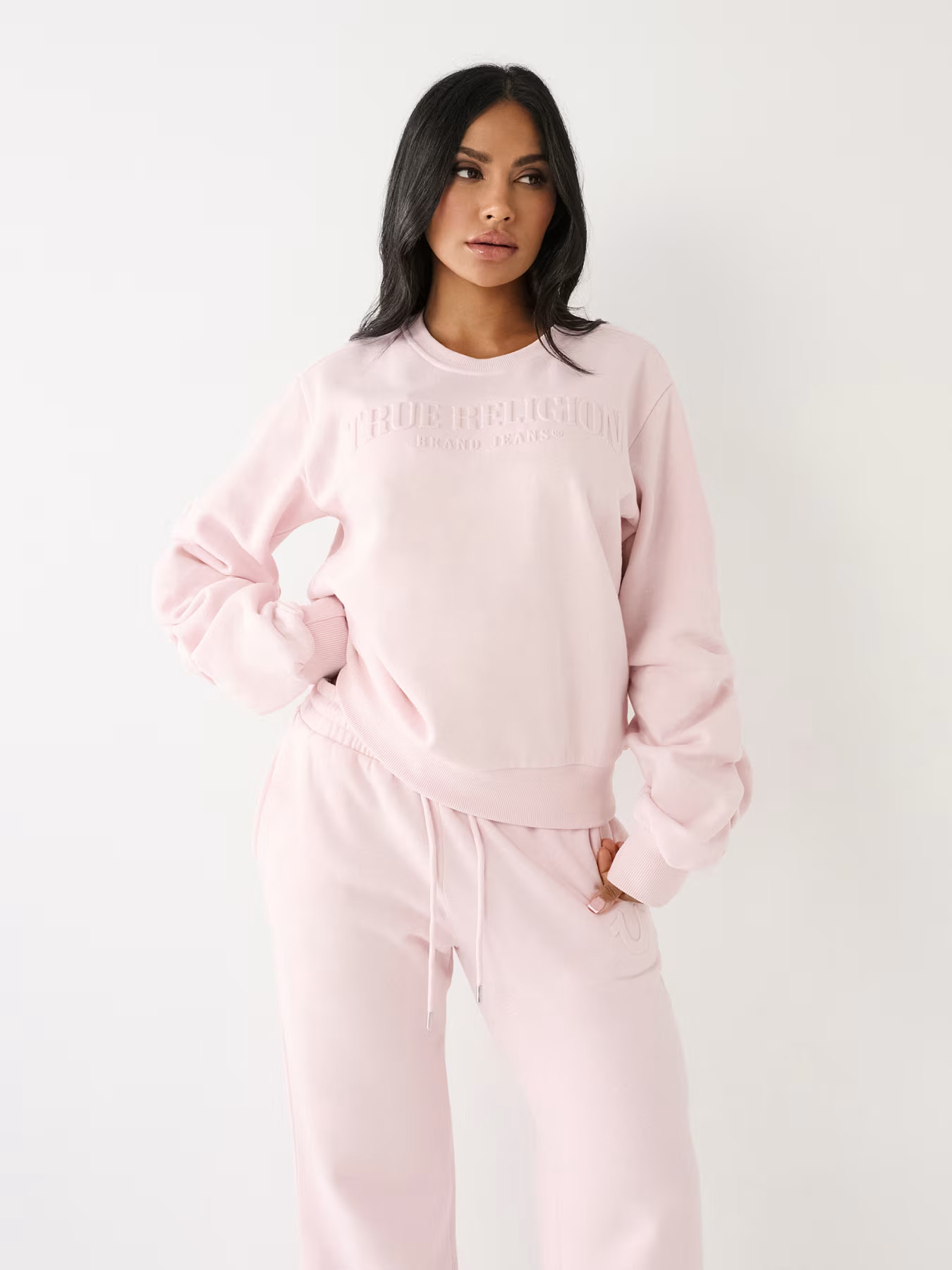 TRUE RUCHED RELAXED SWEATSHIRT | True Religion