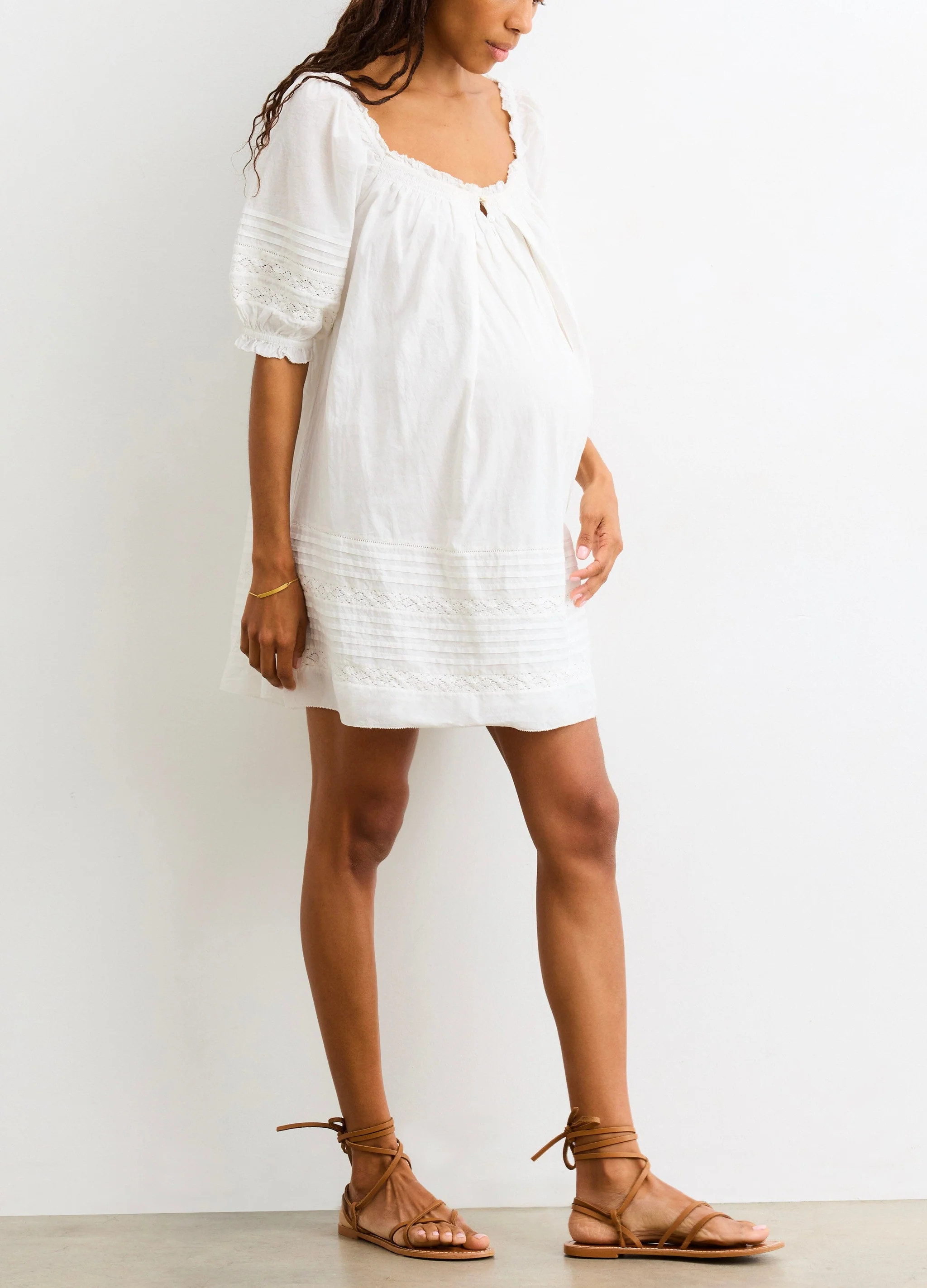 The Lottie Secret Nursing Mini Dress | HATCH Collection