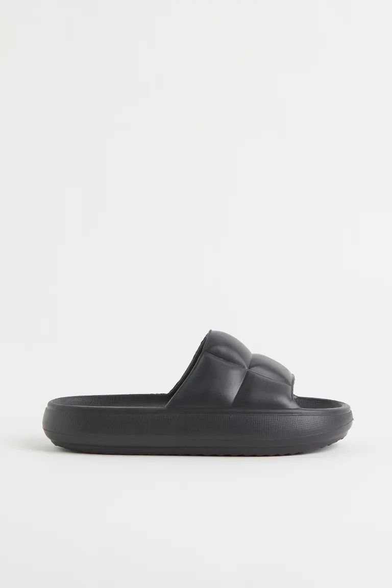 Quilted-look Pool Shoes | H&M (US + CA)