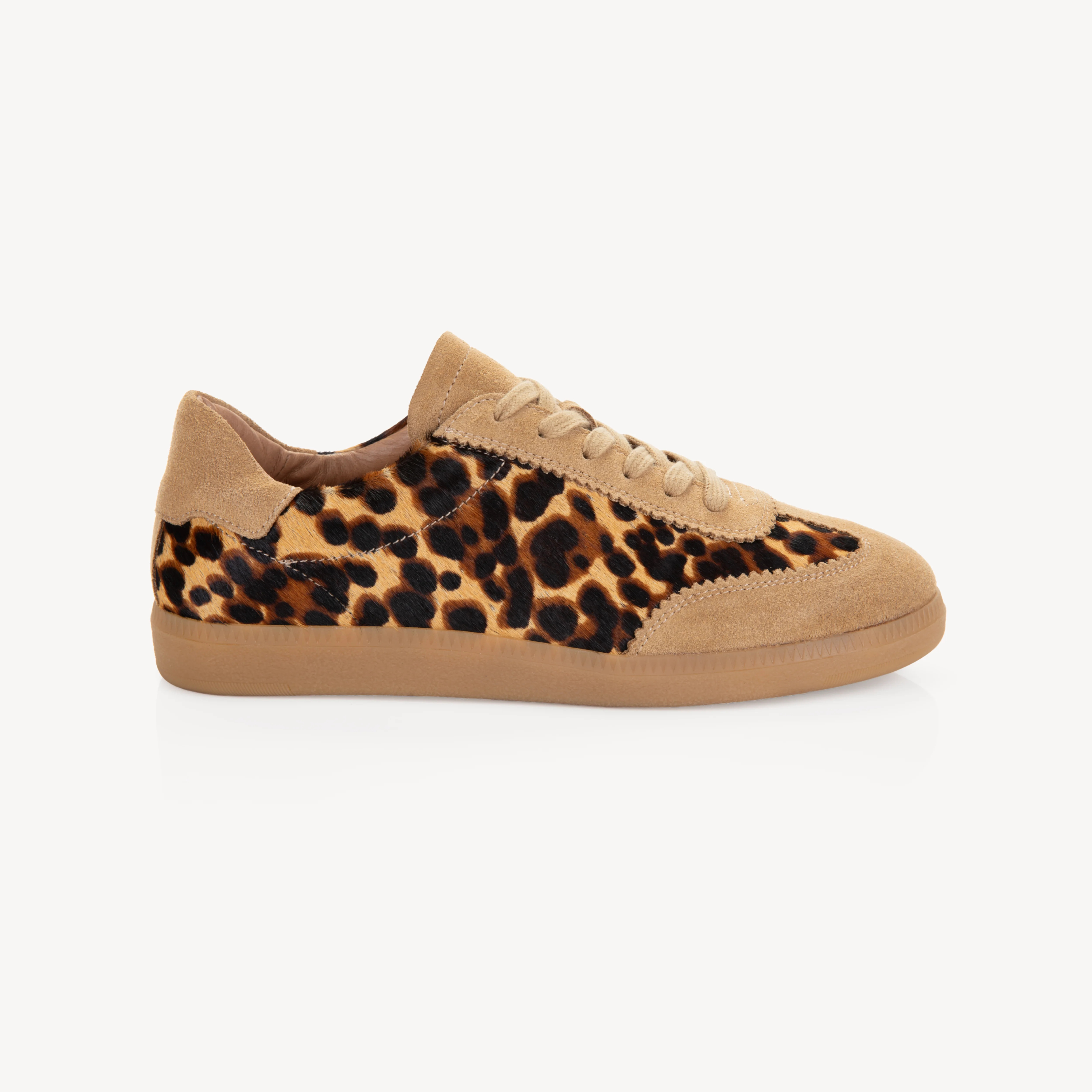 Isla: Leopard Print & Suede Trainers | Air & Grace