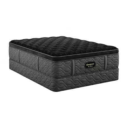 Beautyrest Black Series Three 16.75" Plush Pillow Top - Mattress + Box Spring, One Size, Black | JCPenney