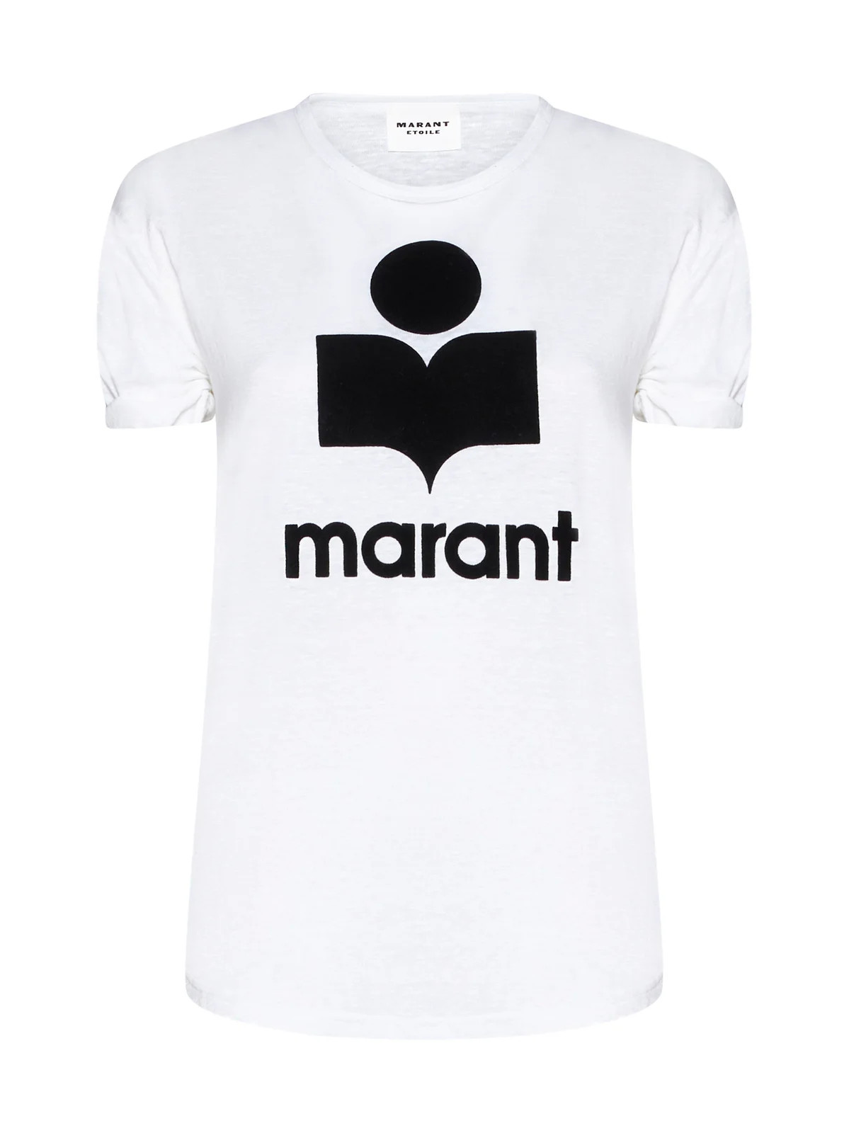 Isabel Marant \u00c9toile Koldi Logo Printed T-Shirt | Cettire Global