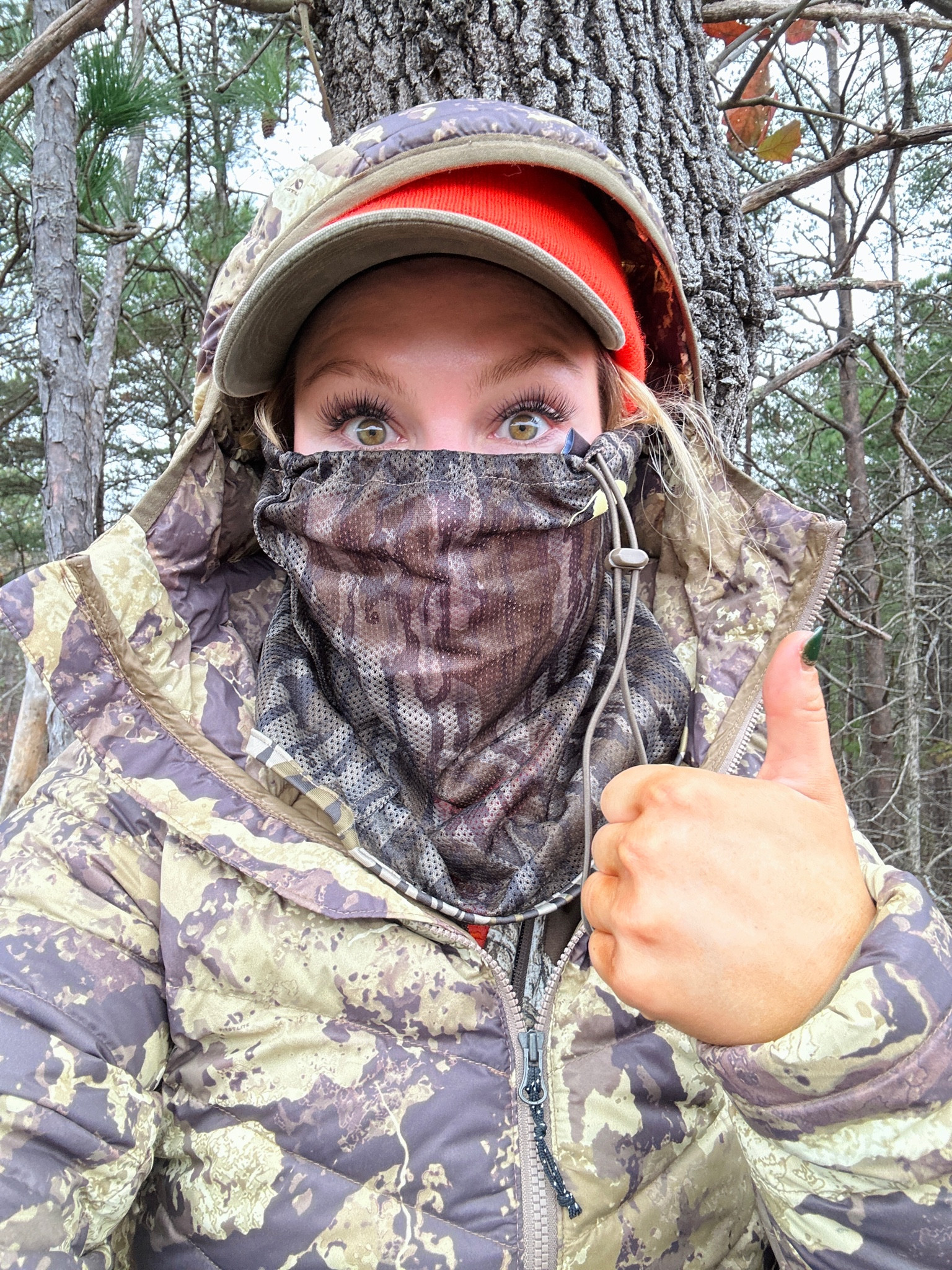 Face covering for when it’s warm outside and my ride or die jacket 