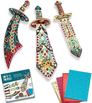 DJECO DIY Like A Pirate Sword - Craft Your Own Pirate Adventure for School or Gifts - Fun & Creat... | Amazon (US)