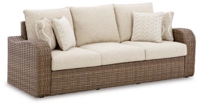 Sandy Bloom Outdoor Sofa with Cushion | Ashley Homestore