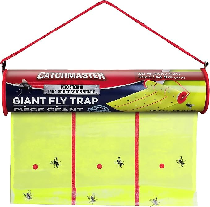 Catchmaster Giant Fly Glue Trap 1-Pack 30 Feet Each, Adhesive Fly Traps Outdoor, Sticky Bug Catch... | Amazon (US)