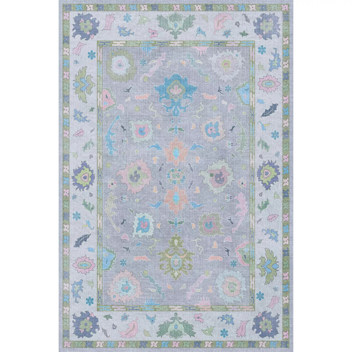 Washable Oushak Rug Non Slip Rugs for Living Room, Soft Rug for Bedroom Kids Nursery, Dining Room... | Target