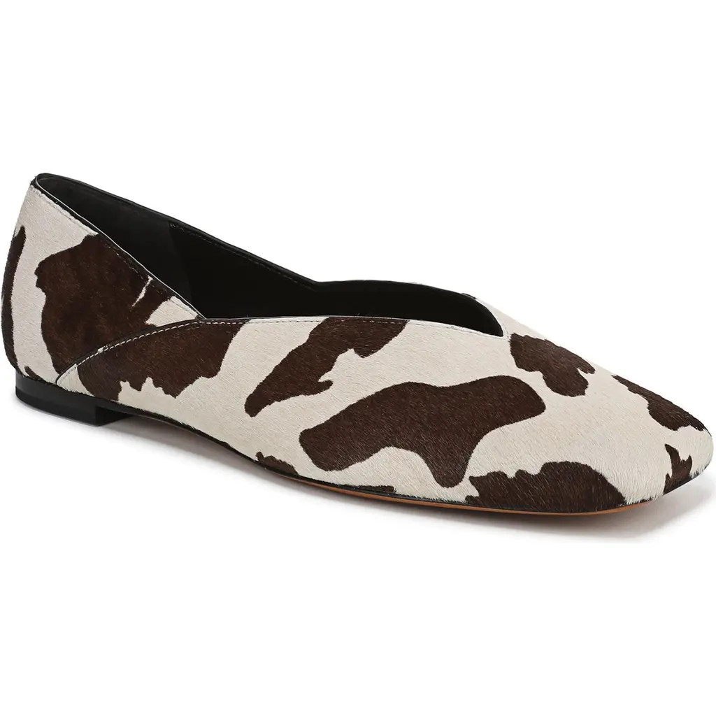 Vince Carmen Genuine Calf Hair Flat in Moonlight Multi Calf Hair at Nordstrom Rack, Size 8.5 | Nordstrom Rack