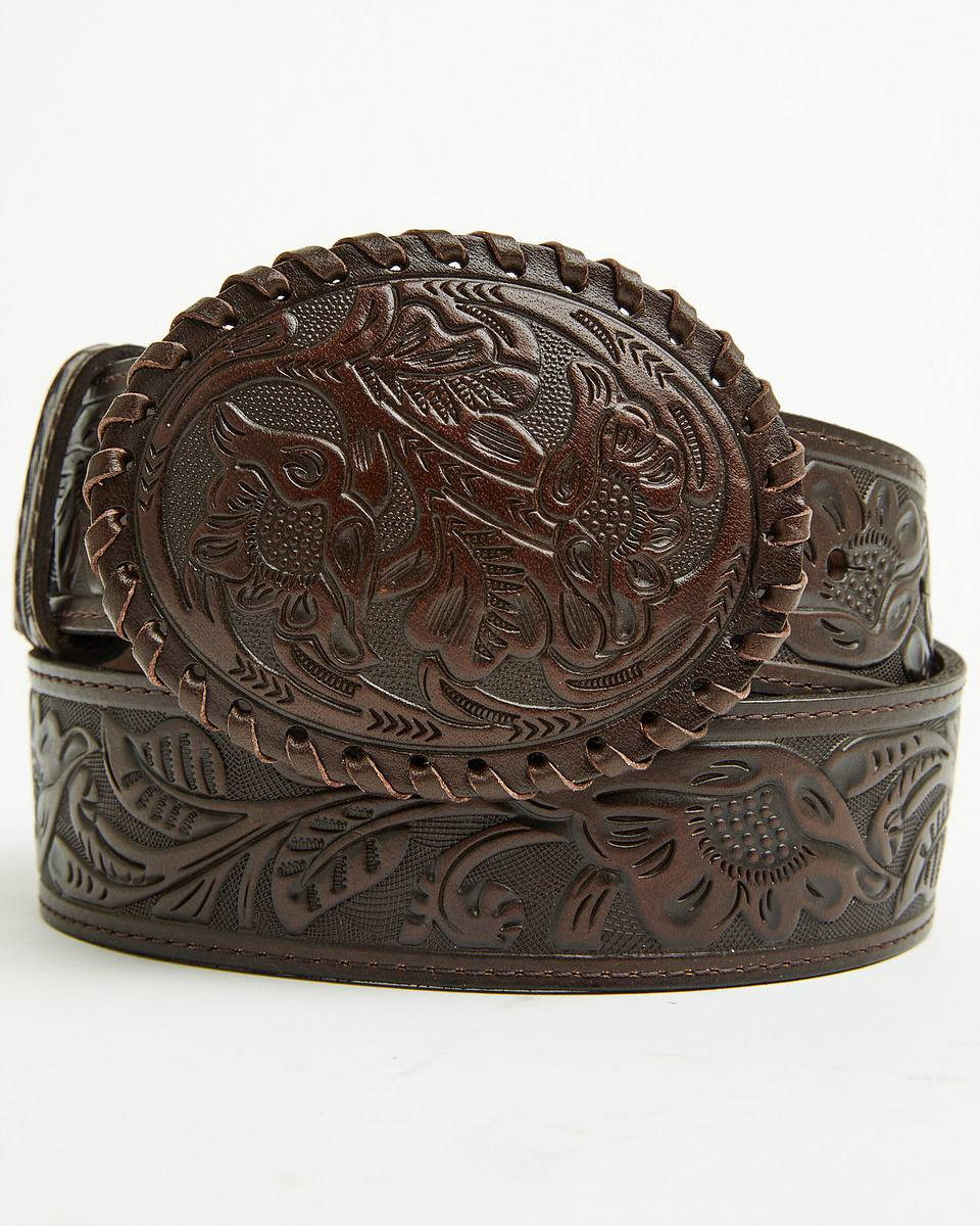 Women's Ellery Tooled Leather Buckle Belt | Shop.app