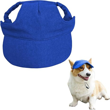 Dog Baseball Cap,Pet Summer Beach Hat,Dog Cat Sunbonnet Cap with Ear Holes,Adjustable Cat Visor f... | Amazon (US)