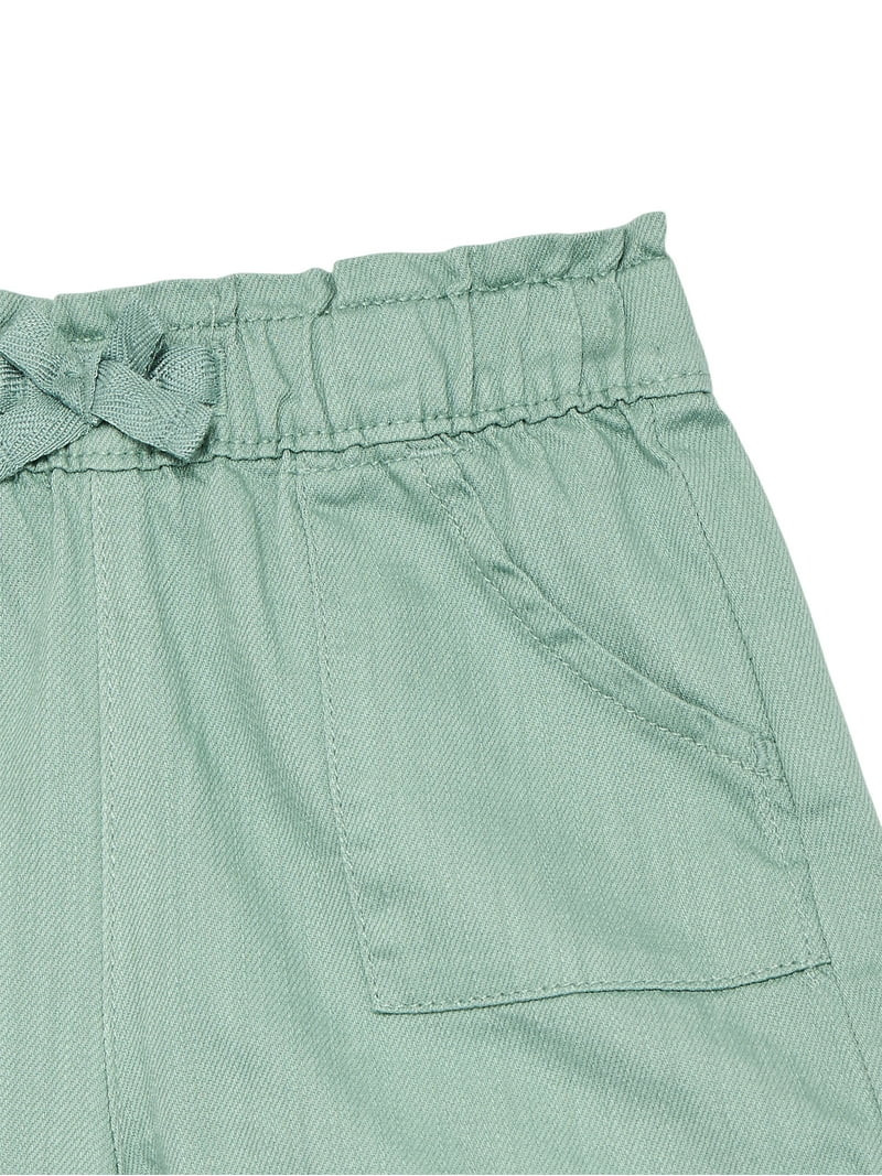 Wonder Nation Baby Girl Woven Shorts, Sizes 0-24 Months | Walmart (US)