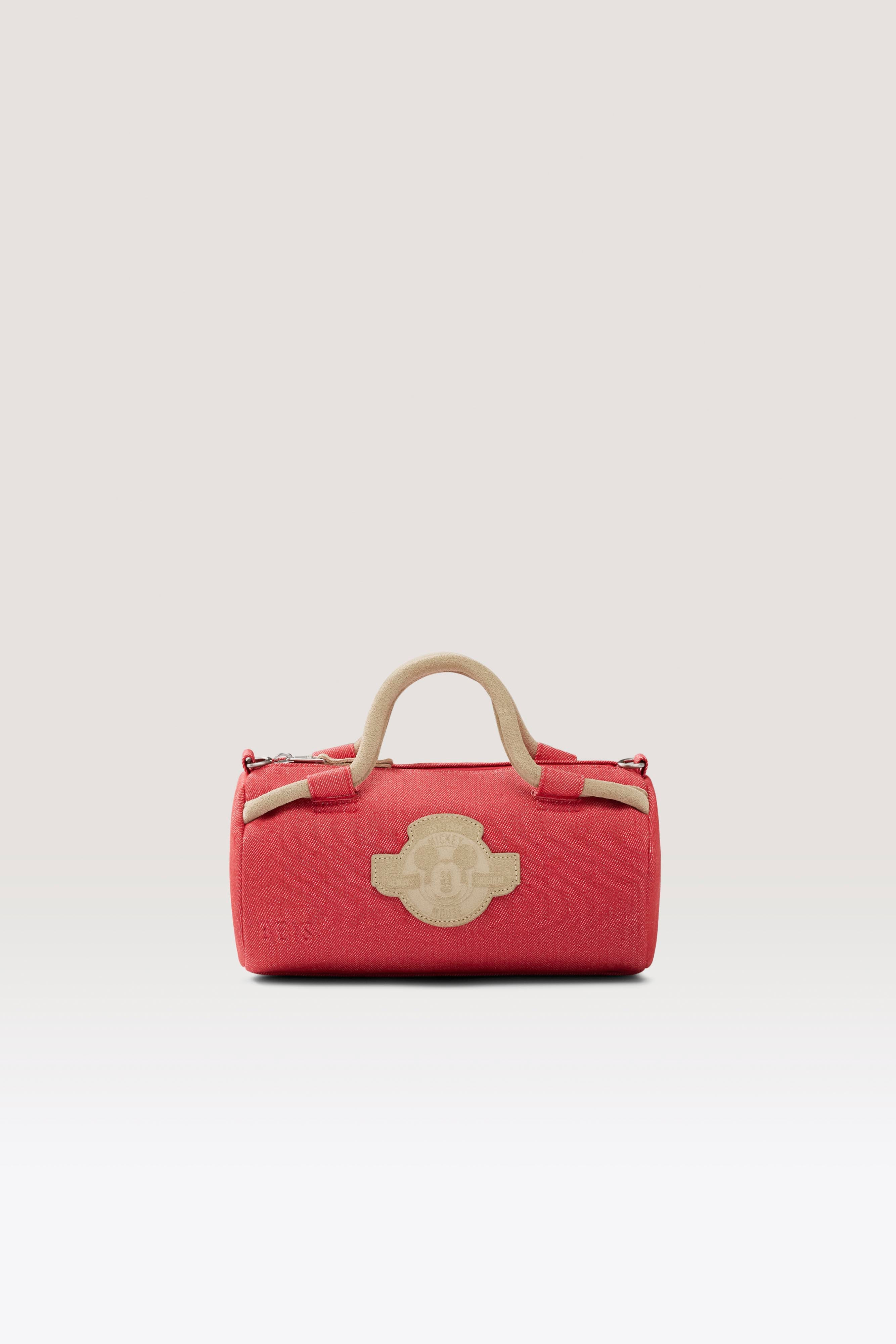 B\u00c9IS \u2018The Disney Small Duffle' in Red Jeans - Red Small Disney Duffle Bag | BEIS