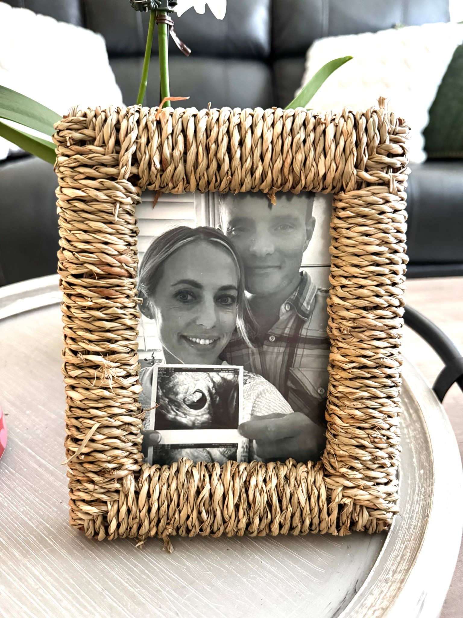 Rattan picture frame 

#LTKBaby #LTKHome #LTKBump