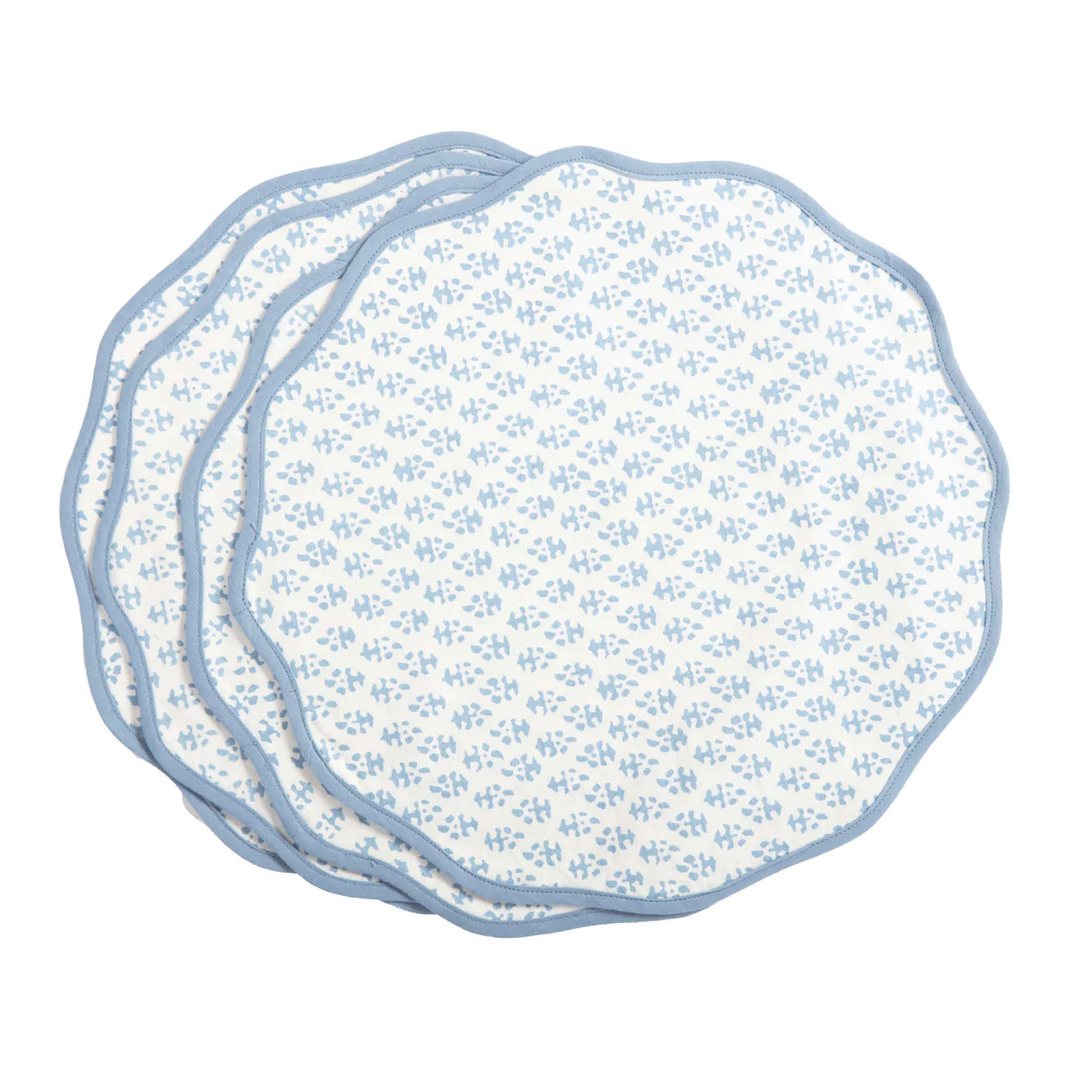 Batik Placemats Blue, Set of 4 | Amanda Lindroth