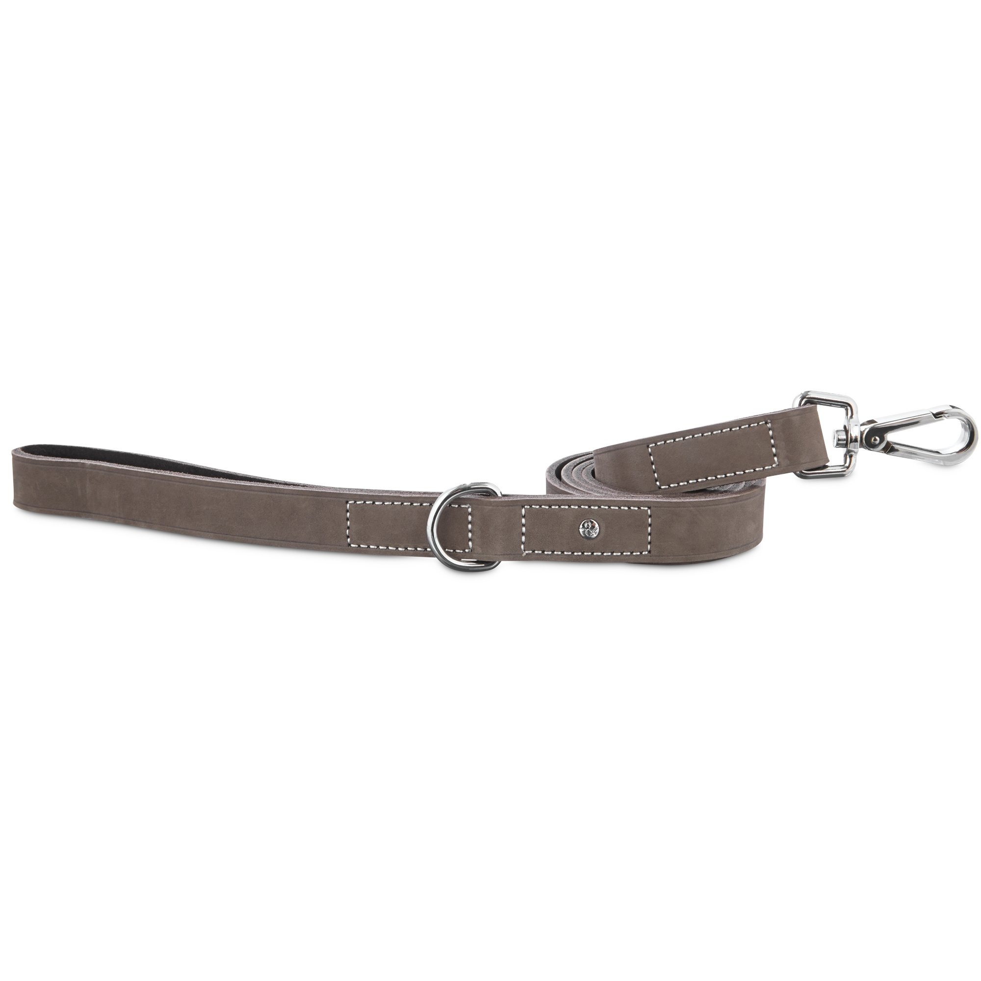 Bond & Co. Gray Suede Leather Dog Leash, 5 ft., Small | PETCO Animal Supplies
