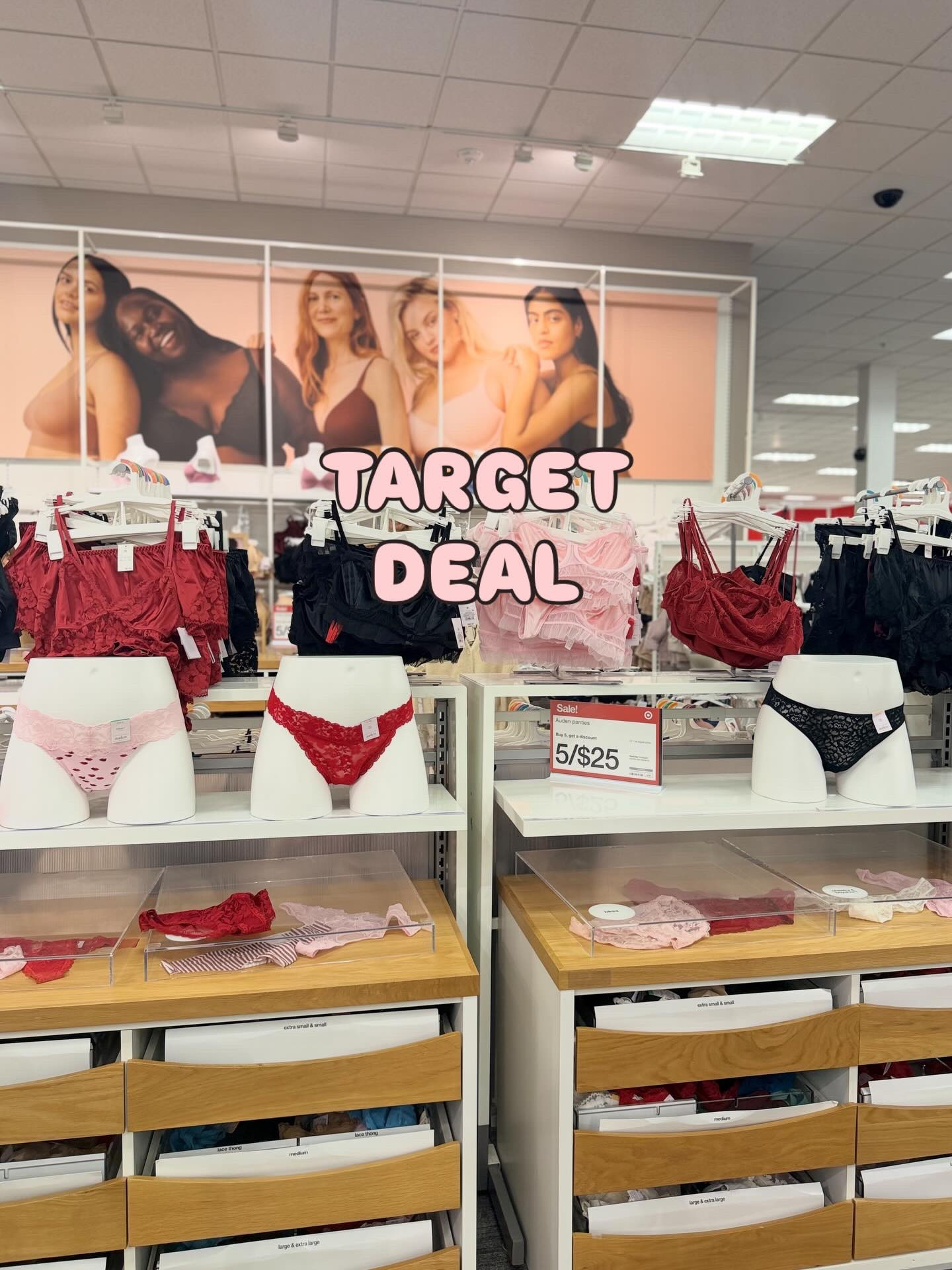 5 panties for $25 right now at target!🏃🏻‍♀️ #target #targetstyle @targett

Target, Target Haul, Target Style, Target Finds, Panties, Clearance, Clearance Hunter