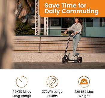 NAVEE Electric Scooter N40/N65 Series,600W-800W Motor MAX Power, Up to 25-40 Miles Range & 19-20 ... | Amazon (US)