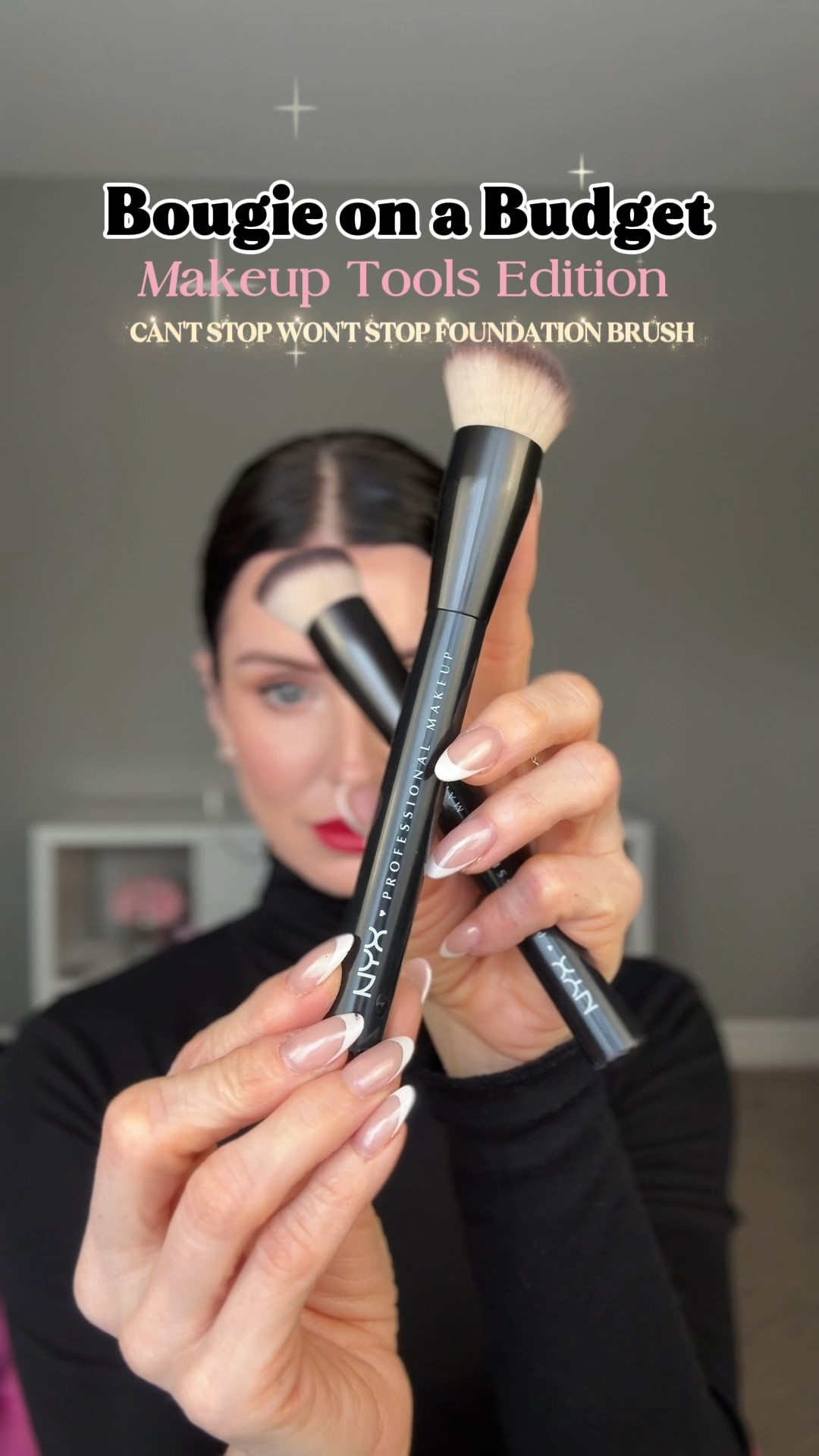 One of my favourite multitasking makeup brushes! You can use this for so many things. Foundation, cream contour, cream & liquid blush. It’s a good one for a great price. 
NYX Can’t stop won’t spot foundation brush! 

#LTKOver40 #LTKselfcare #LTKBeauty