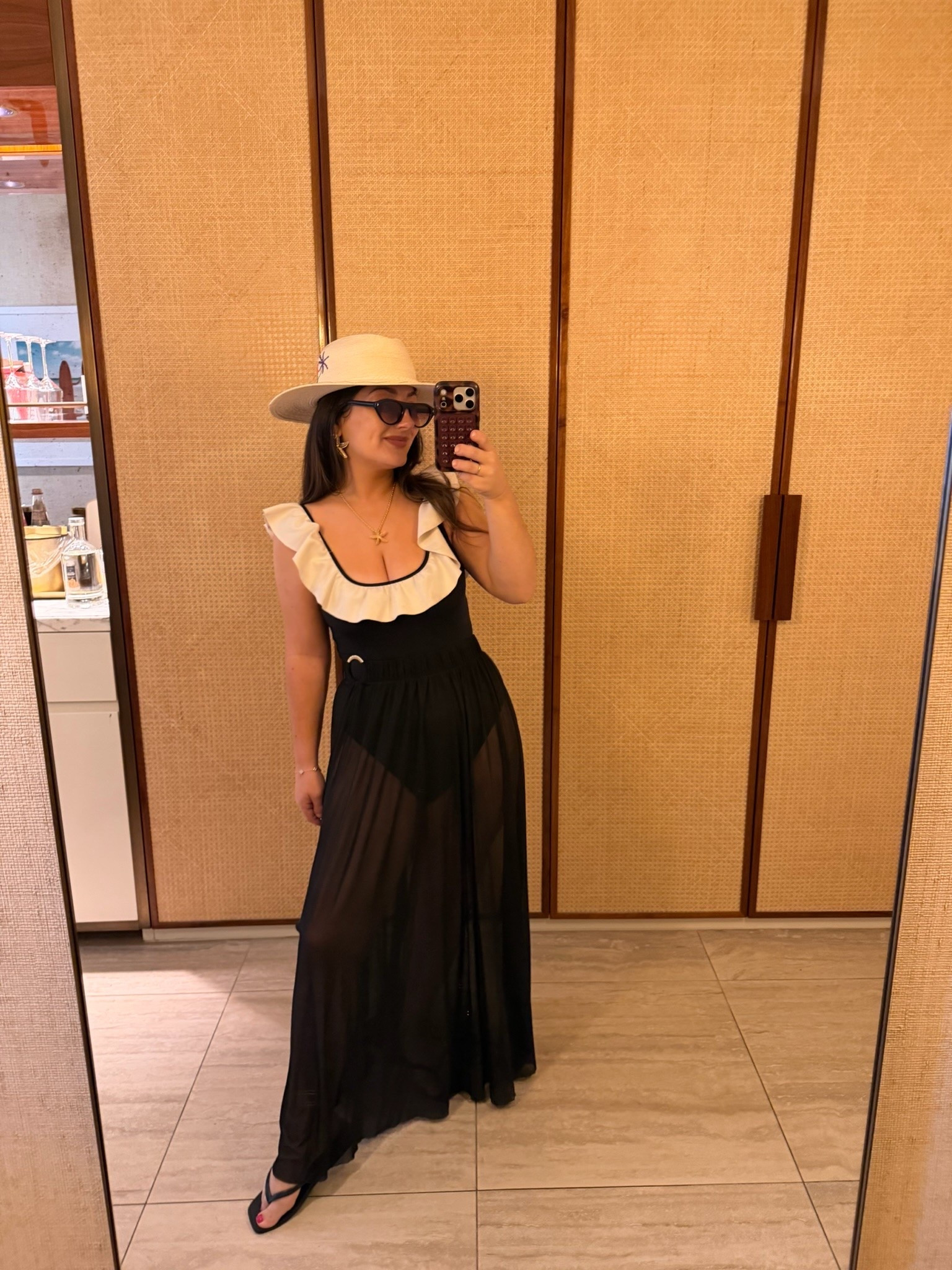 Beach day! 
Swimsuit sold out but found similar!! 
Accessories from Amazon! 
5’0” 140lbs

#LTKPetite #LTKSwim #LTKTravel
