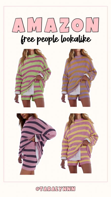 Free People Lookalike! 🤩 designer inspired from Amazon! 

#freepeople #matchingset #comfyoutfit #summeroufit #comfy #set #designerinspired 

#LTKSeasonal #LTKStyleTip #LTKFindsUnder50
