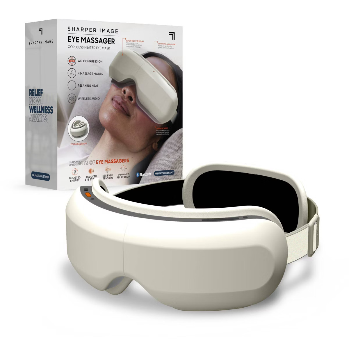 Sharper Image Eye Massager and Cordless Heated Eye Mask | Target