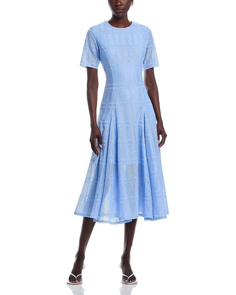 Misook Linear Lace Midi Dress | Bloomingdale's (US)