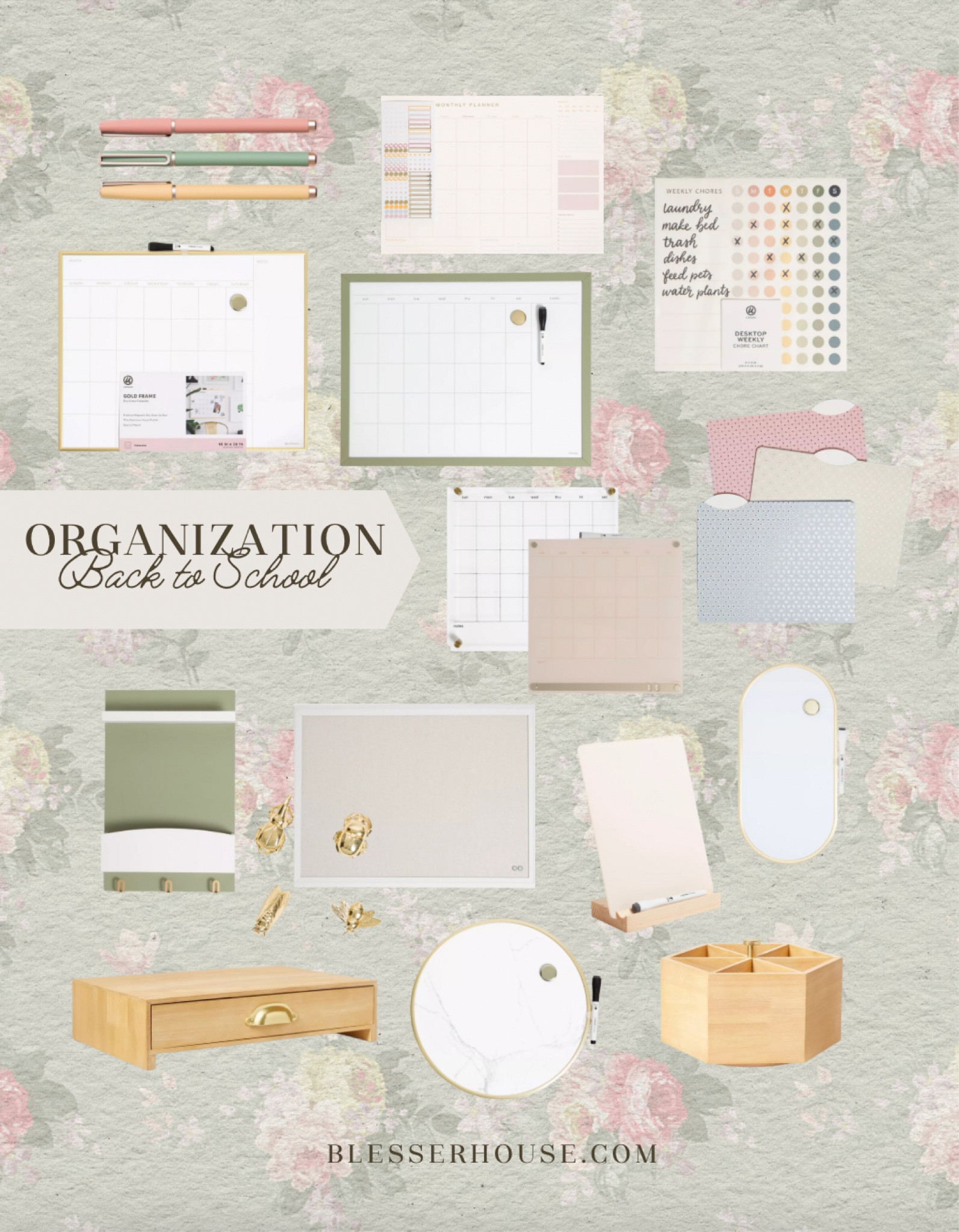 Make back to school or back to work fun! 

School supplies, cork board, calendar, desk, office decor, to do, desk decor, pen holder, dry erase board 

#LTKBacktoSchool