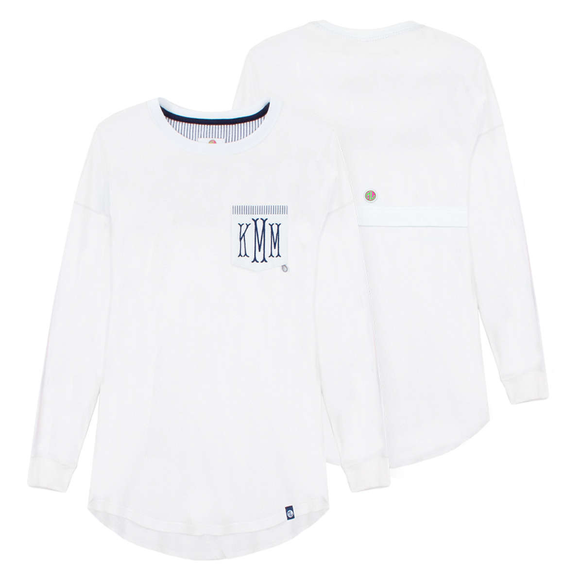 Monogrammed Long Sleeve Dockside Shirt | Marleylilly