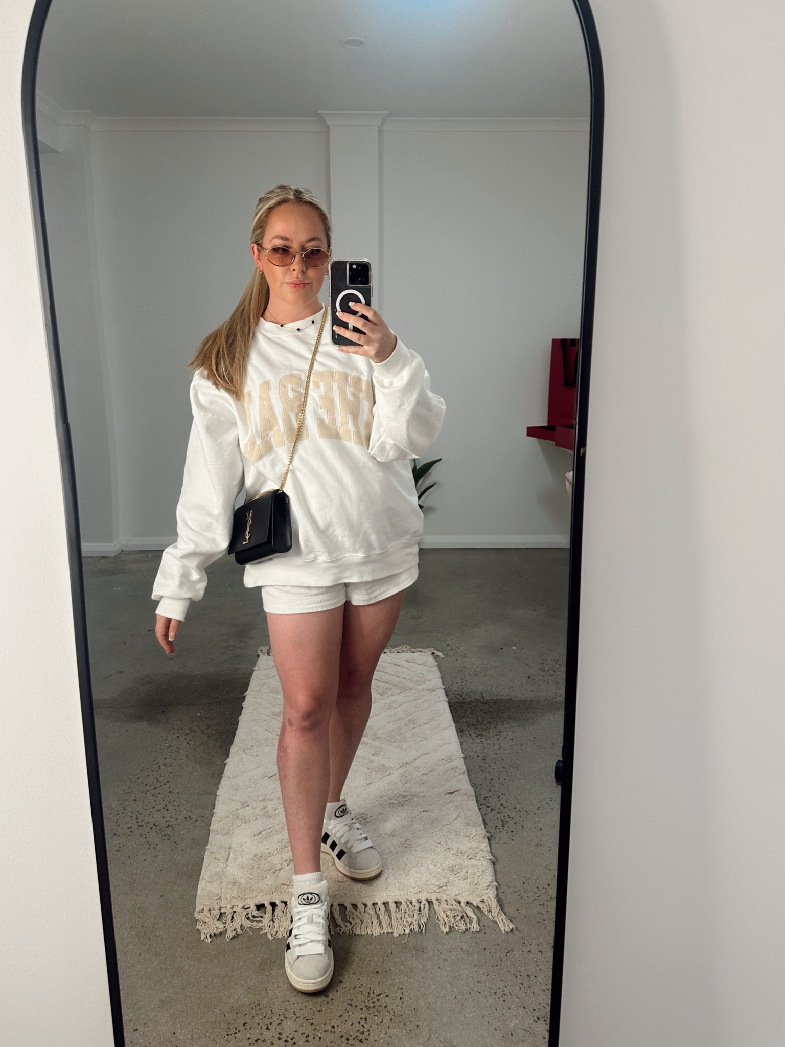 Fred Again fit check 🌚 Obsessed with The Bar varsity sweaters. 

#LTKaustralia #LTKmidsize #LTKstyletip