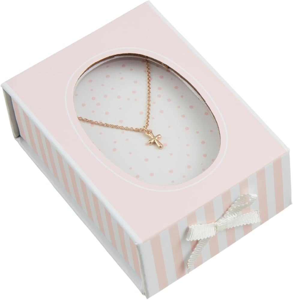 Kids' Gold Cross Necklace by Mud Pie | Amazon (US)