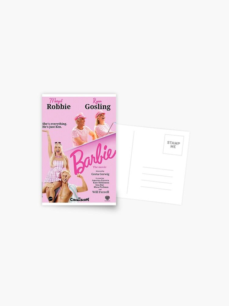 "Barbie The Movie - Vintage poster art - Beach party" Postcard for Sale by Dilhermandoart | Redbubble (US)