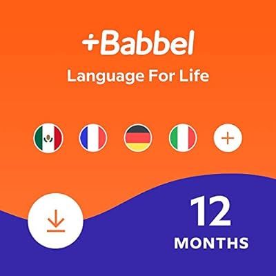 Babbel: Learn a New Language – Choose from 14 Languages including French, Spanish & English - 1... | Amazon (US)