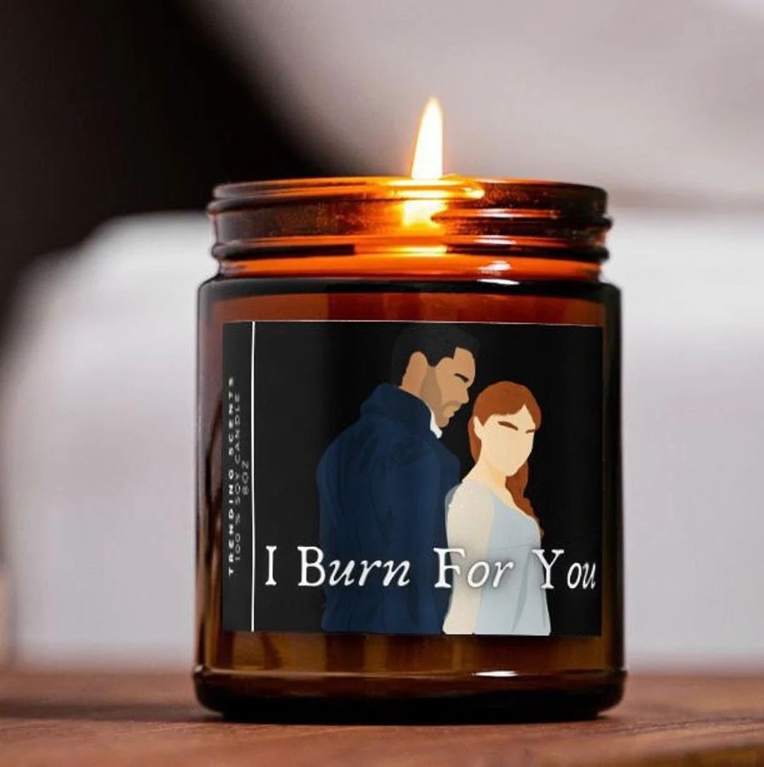 Bridgerton Inspired Quote i Burn for You Candle  - Etsy | Etsy (US)